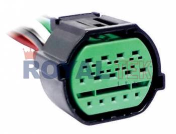 FICHA DE CONEXION ROYALTEK 14 (CATORCE) VIAS OPTICA HYUNDAI CRETA (2016-2020) - VENTA EN PAQUETES DE 5 UNIDADES ---